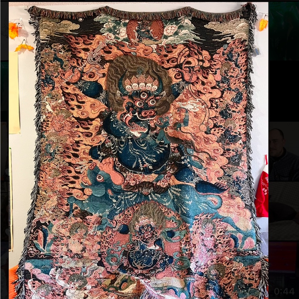Yama Dharmaraja with Chamundi blanket